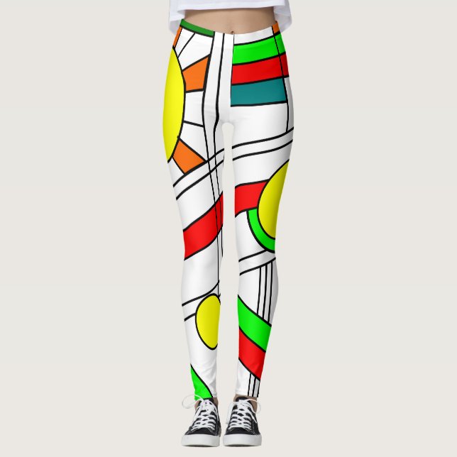 Leggings Moderna apariencia de vidrio templado (Anverso)