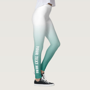 Leggings Moderna Elegancia Verde azulada Que La Hagan Perso