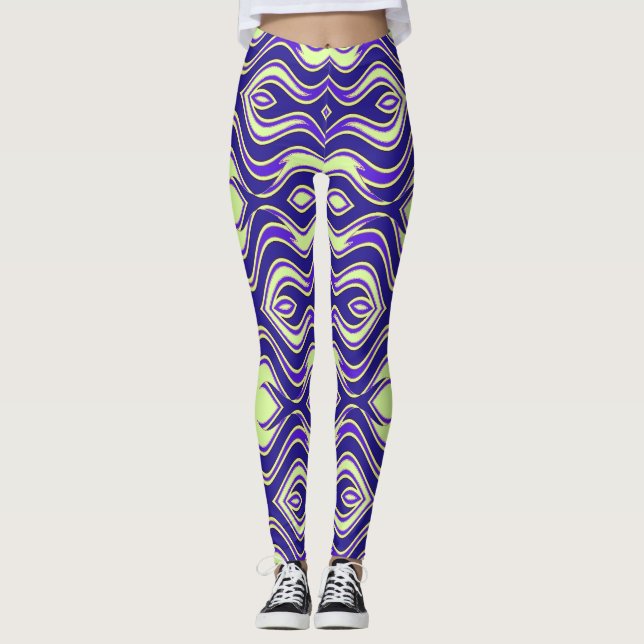 Leggings Moderna moda multicolor "Ratti_Creative_Arts" (Anverso)