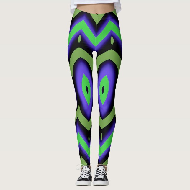 Leggings Moderna moda multicolor "Ratti_Creative_Arts" (Anverso)