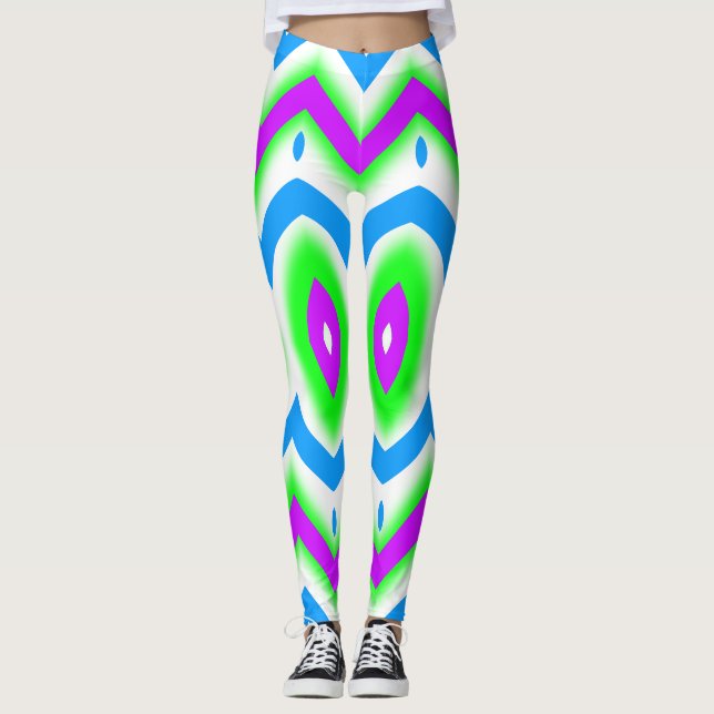 Leggings Moderna moda multicolor "Ratti_Creative_Arts" (Anverso)