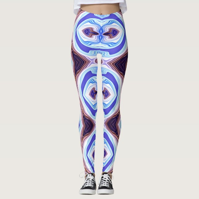 Leggings Moderna moda multicolor "Ratti_Creative_Arts" Le (Anverso)