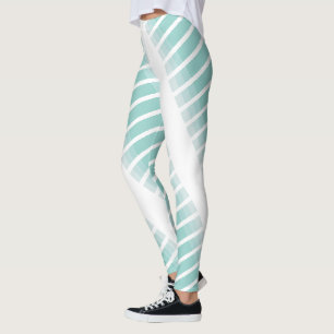 Leggings Moderna y elegante plantilla de Moda blanca verde