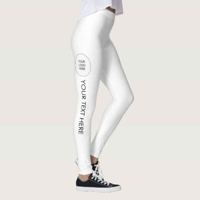 Leggings Modernas leyendas de plantilla Añadir el logotipo  (Derecha)