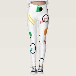 Leggings Moderno, lúdico, fresco, moderno, geométrico Memph