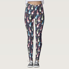 Leggings Moderno patrón de gnomos suecos