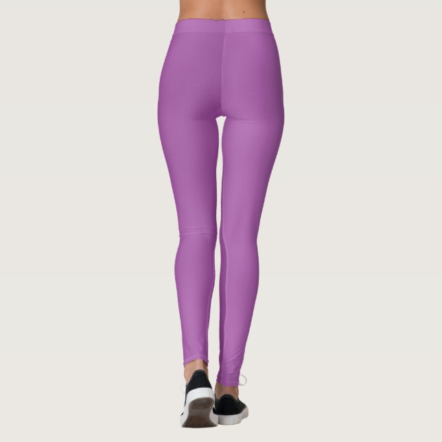 Leggings Moderno Sencillamente Gradiente púrpura sólido Pat (Reverso)