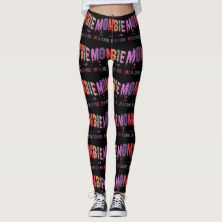Leggings Mombie Zombie Con Niños Mujeres