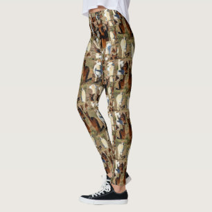 Leggings "Momentos furtivos: Un Collage de fotos de la Alpa