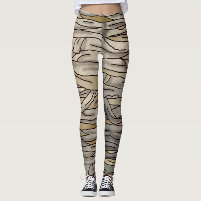 Leggings MOMIA WRAPINGS por Slipperywindow (Anverso)