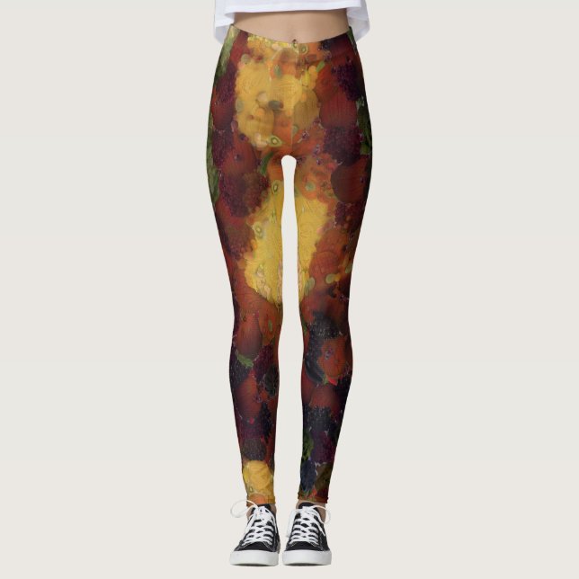 Leggings Mona Lisa Lettuce Bella Artes Vegan Spoof (Anverso)