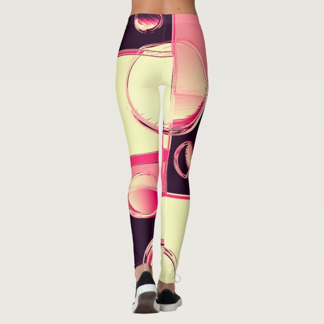 Leggings Mondrian & Bubbles (Reverso)