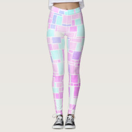 Leggings Mondrian Pastel 2