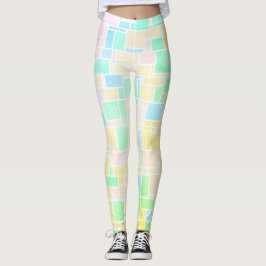 Leggings Mondrian Pastel 3