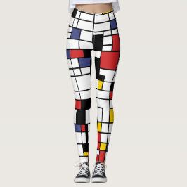 Leggings Mondrianesco