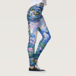 Leggings Monet - Lilies de agua, 1919,<br><div class="desc">Water Lilies,  1919,  famosa pintura de Claude Monet</div>