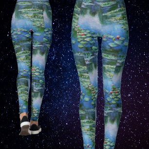 Leggings Monet Water Lillies Hermosas Piernas Acuáticas
