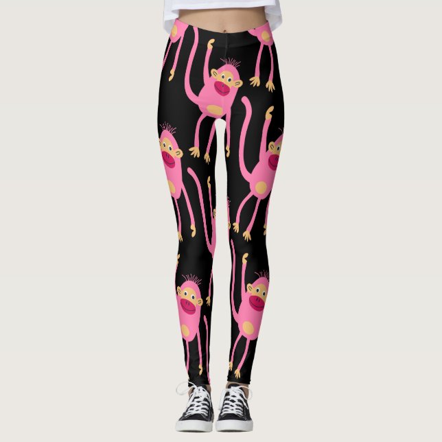 Leggings Mono Pequeño Lindo (Anverso)