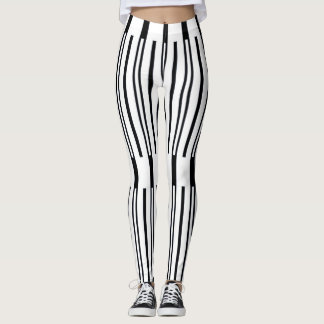 Leggings Mono polainas modernas de las rayas