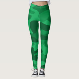 Leggings Monocolor verde español