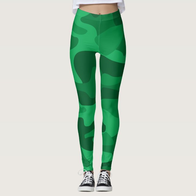 Leggings Monocolor verde español (Anverso)