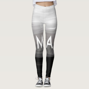 Leggings Monograma simple añada su letra de nombre man mini
