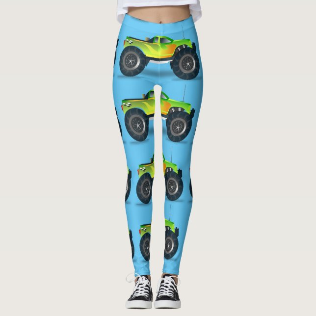 Leggings Monster Truck Thunder_Cove (Anverso)