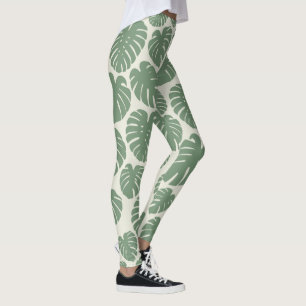 Leggings Monstera - Verde