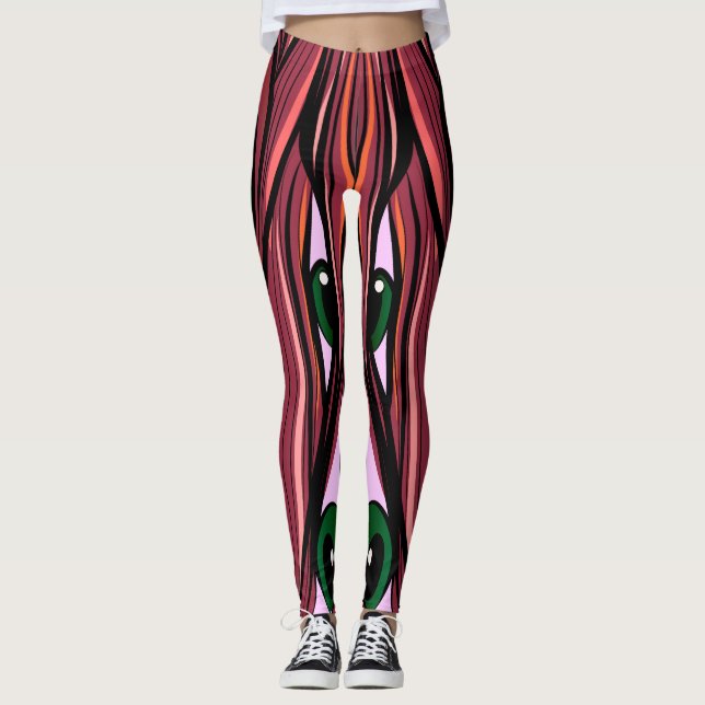 Leggings Monstruo de ojos (Anverso)