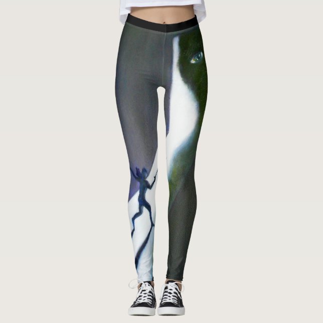 Leggings Monstruo en polainas de la entrada (Anverso)