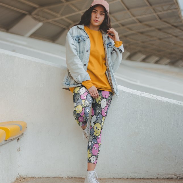 Leggings Monstruos coloridos (Subido por el creador)