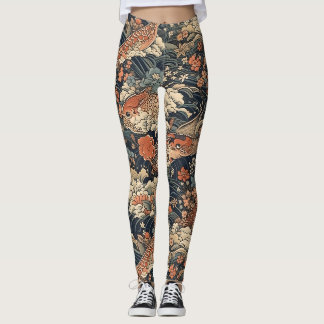 Leggings Monstruos del arte del tatuaje japonés