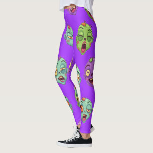 Leggings Monstruos Divertidos Zombies Para Halloween