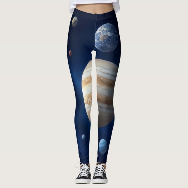 Leggings Montaje del sistema solar (Anverso)