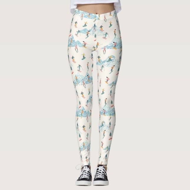 Leggings Montaña de nieve de descenso en esquiar para depor (Anverso)