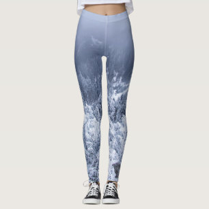 Leggings Montañas de Invierno Tranquilas: La serenidad nieb