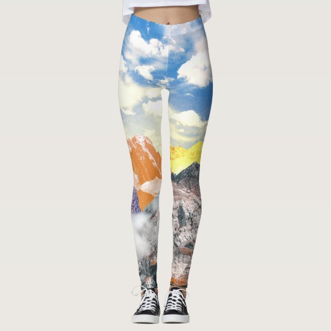 Leggings Montañas (fotomontaje) 1 (Anverso)
