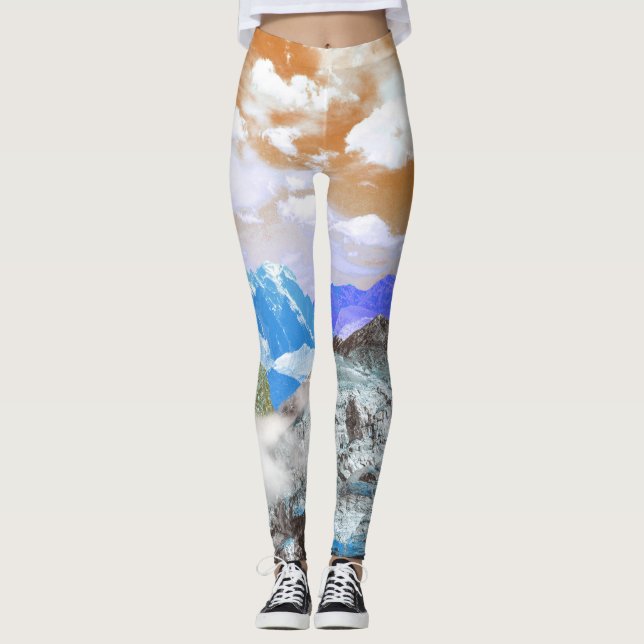 Leggings Montañas (fotomontaje) 2 (Anverso)