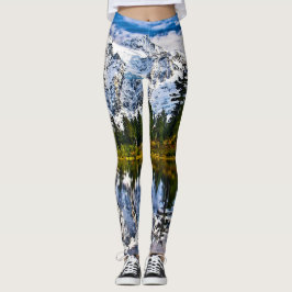 Leggings Montañas - lago - nieve - naturaleza