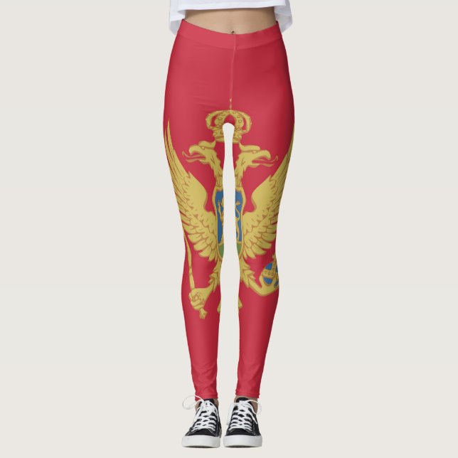 Leggings Montenegro Flag Emblem (Anverso)