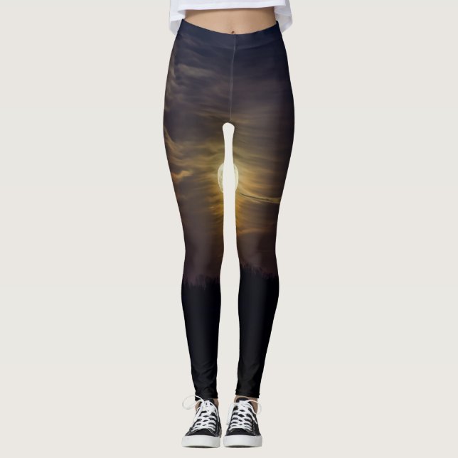 Leggings Moon Silhouette (Anverso)