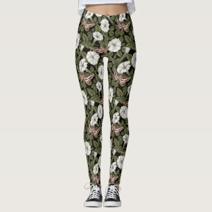 Leggings Moonflowers y esfinges