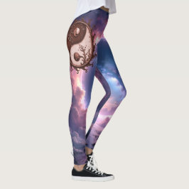 Leggings Moonlit Balance – Yin Yang of Eternal Light. 