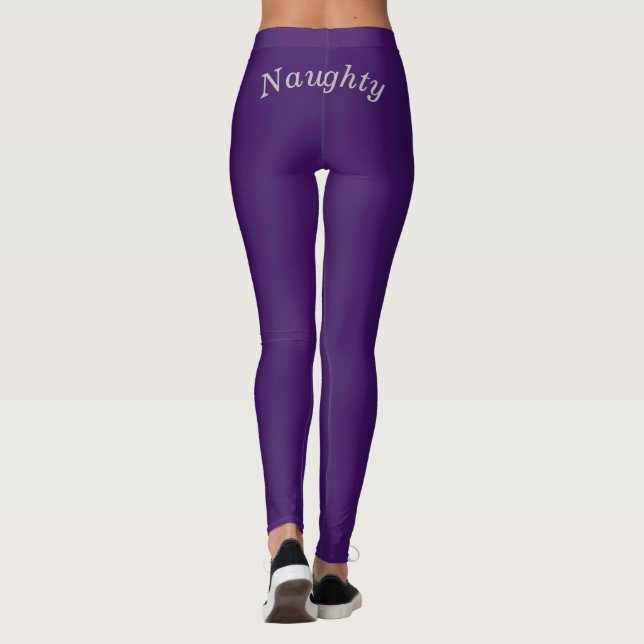 Leggings Morboso Púrpura (Reverso)