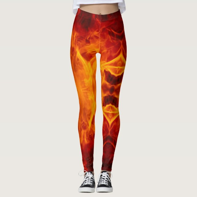 Leggings More Fire - Power yoga Ir (Anverso)