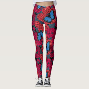 Leggings Morpho garden azul