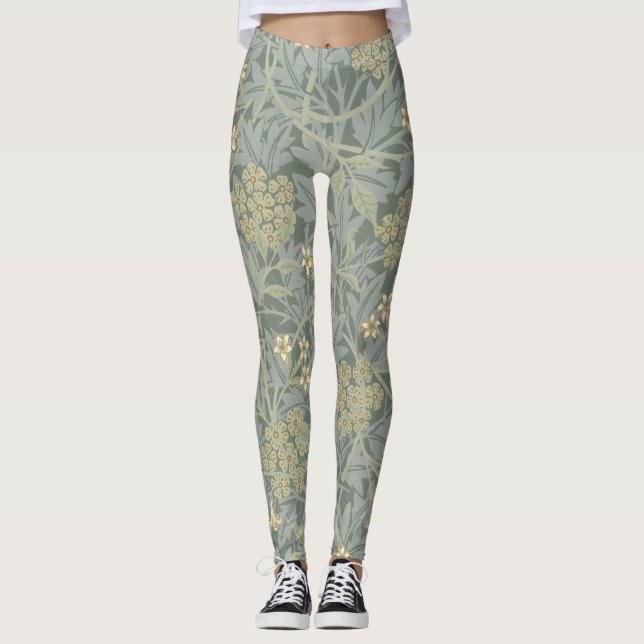 Leggings Morris Vine & Jasmine Garden Flower Classic (Anverso)