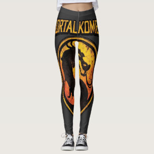 Leggings Mortal Kombat Camiseta Vintage — Pequeña Ajustada 