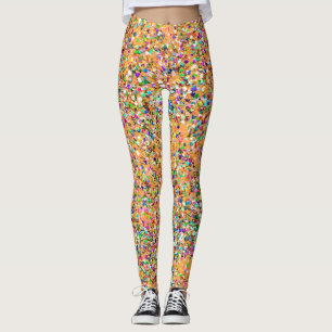 Leggings Mosaic Modern Grit Purpurina