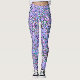 Leggings Mosaic Modern Grit Purpurina 4